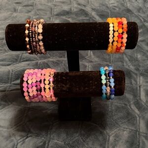 Colorful Beaded Bracelet Set